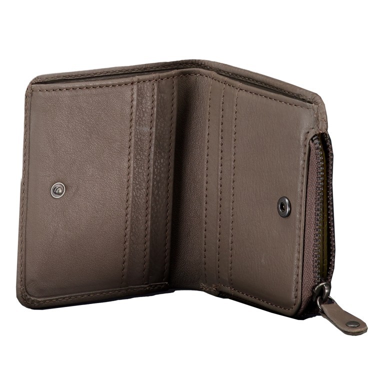 Geldbörse Just-Pure Joanna SL-13772 Dusty Taupe, Farbe: taupe/khaki, Marke: Harbour 2nd, EAN: 4046478079298, Abmessungen in cm: 10.7x9x2.5, Bild 4 von 4