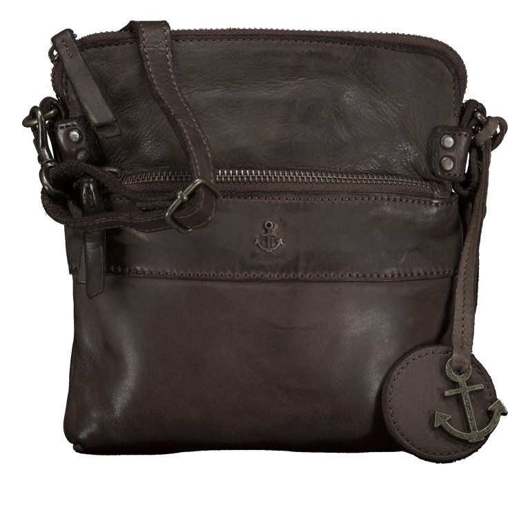Umhängetasche Anchor-Love Taliza 2 B3-5775-2 Chocolate Brown, Farbe: braun, Marke: Harbour 2nd, EAN: 4046478067523, Abmessungen in cm: 20.5x20.5x1.5, Bild 1 von 6