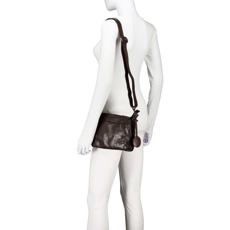 Umhängetasche Anchor-Love Evita B3.7835 Chocolate Brown, Farbe: braun, Marke: Harbour 2nd, EAN: 4046478050693, Abmessungen in cm: 23x16x4, Bild 4 von 6