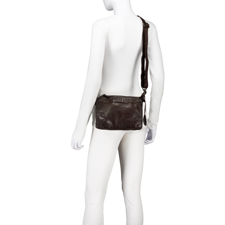 Umhängetasche Anchor-Love Evita B3.7835 Chocolate Brown, Farbe: braun, Marke: Harbour 2nd, EAN: 4046478050693, Abmessungen in cm: 23x16x4, Bild 5 von 6