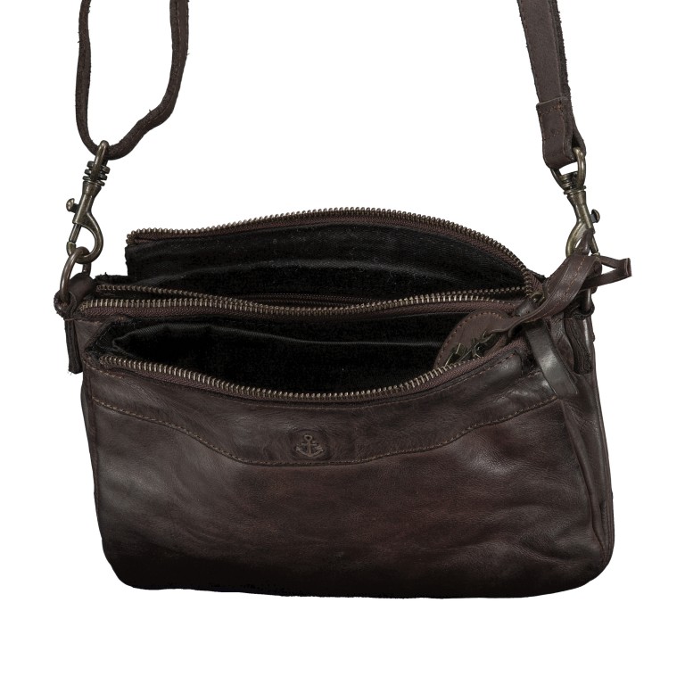 Umhängetasche Anchor-Love Evita B3.7835 Chocolate Brown, Farbe: braun, Marke: Harbour 2nd, EAN: 4046478050693, Abmessungen in cm: 23x16x4, Bild 6 von 6