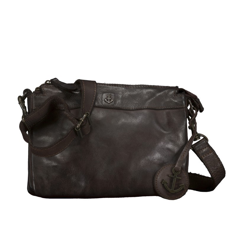 Umhängetasche Anchor-Love Evita B3.7835 Chocolate Brown, Farbe: braun, Marke: Harbour 2nd, EAN: 4046478050693, Abmessungen in cm: 23x16x4, Bild 1 von 6