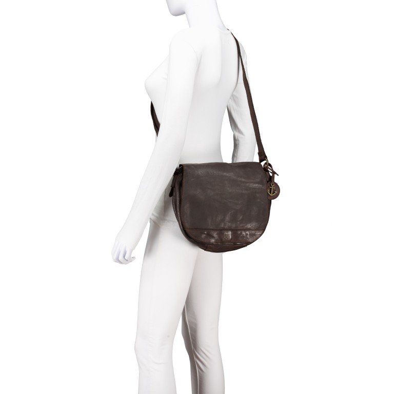 Satteltasche Anchor-Love Lotta 2 AL-10960-2 Chocolate Brown, Farbe: braun, Marke: Harbour 2nd, EAN: 4046478068025, Abmessungen in cm: 28x23x9.5, Bild 5 von 6