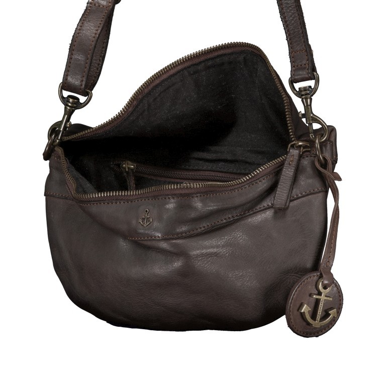 Gürteltasche / Umhängetasche Anchor-Love Jutta AL-11964 Chocolate Brown, Farbe: braun, Marke: Harbour 2nd, EAN: 4046478069947, Abmessungen in cm: 26.5x18x8.5, Bild 6 von 6