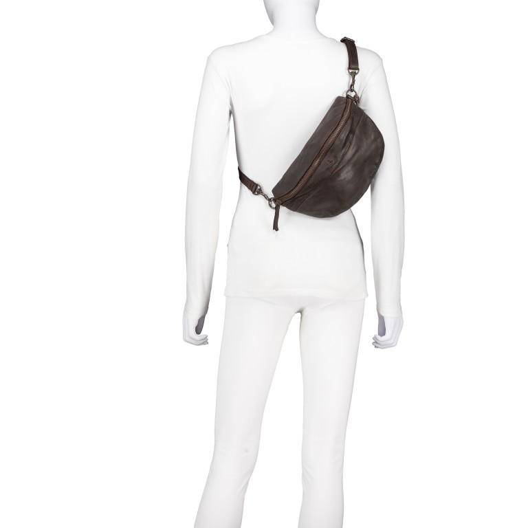 Gürteltasche / Umhängetasche Anchor-Love Jutta AL-11964 Chocolate Brown, Farbe: braun, Marke: Harbour 2nd, EAN: 4046478069947, Abmessungen in cm: 26.5x18x8.5, Bild 5 von 6