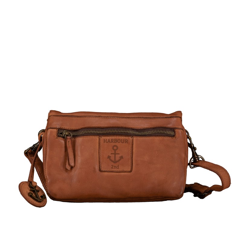 Umhängetasche Anchor-Love Helin AL-13092 Charming Cognac, Farbe: cognac, Marke: Harbour 2nd, EAN: 4046478080522, Abmessungen in cm: 22.5x15x3, Bild 3 von 6