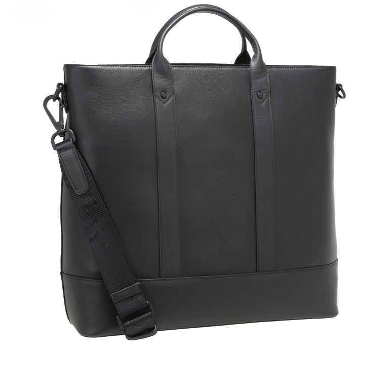 Handtasche Manciano Morris MVO Black, Farbe: schwarz, Marke: Joop!, EAN: 4048835230144, Abmessungen in cm: 37.5x37x12.5, Bild 3 von 7