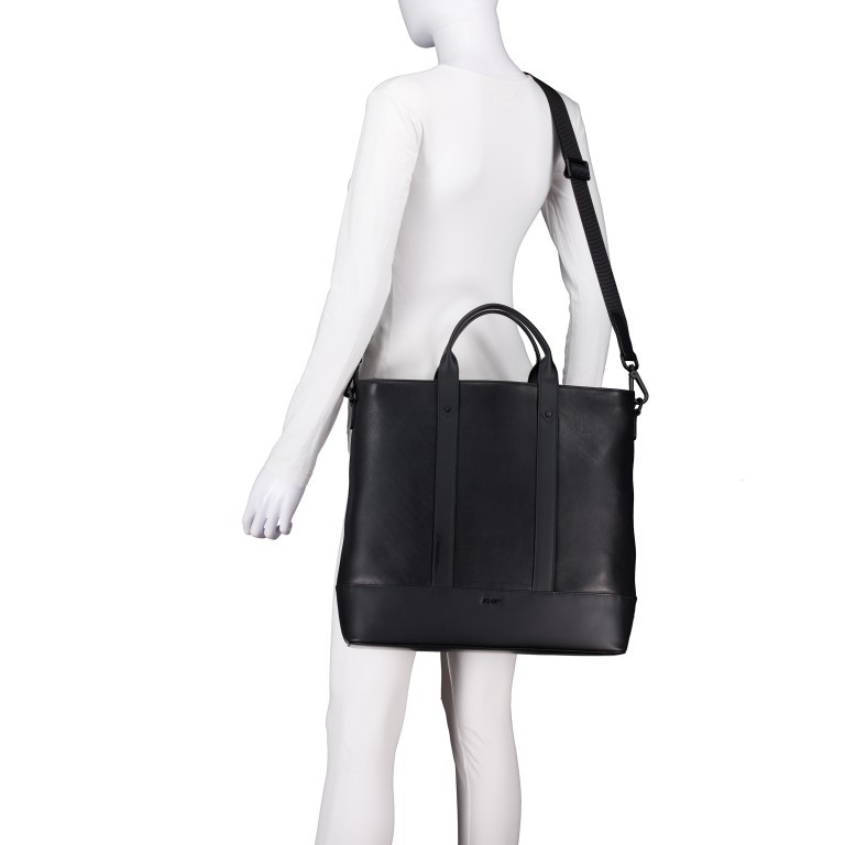 Handtasche Manciano Morris MVO Black, Farbe: schwarz, Marke: Joop!, EAN: 4048835230144, Abmessungen in cm: 37.5x37x12.5, Bild 5 von 7