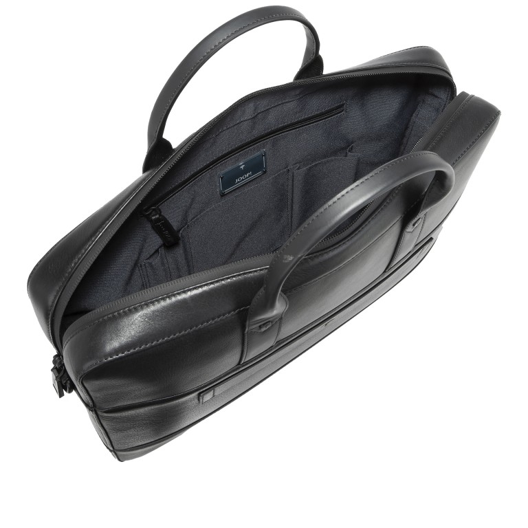 Aktentasche Manciano Pandion SHZ Black, Farbe: schwarz, Marke: Joop!, EAN: 4048835230151, Abmessungen in cm: 39x28x8.6, Bild 7 von 8