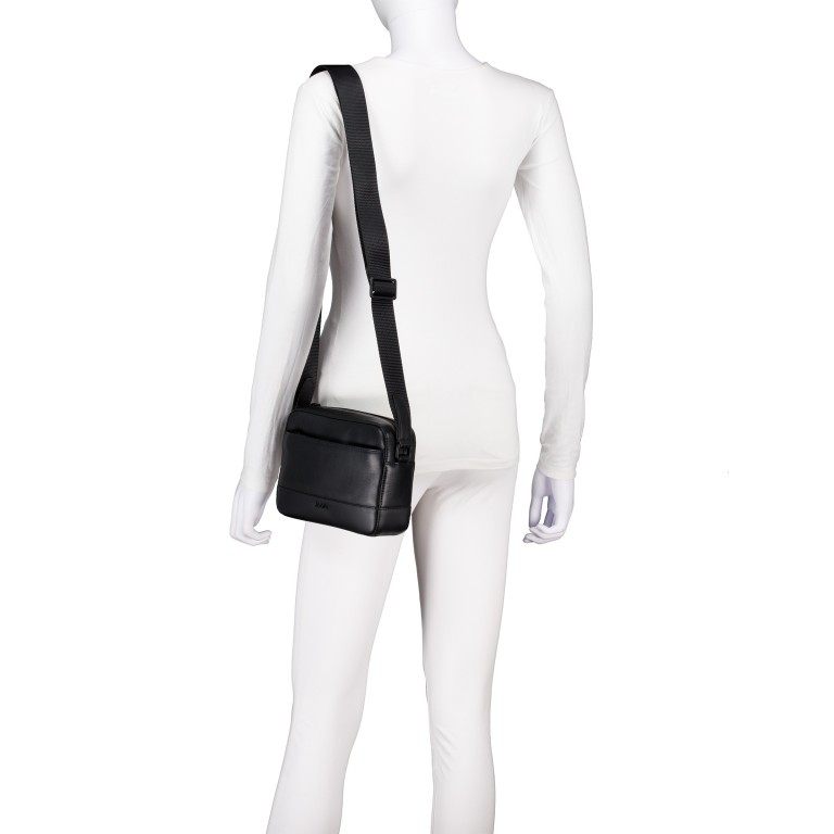 Umhängetasche Manciano Pino XSHZ Black, Farbe: schwarz, Marke: Joop!, EAN: 4048835224198, Abmessungen in cm: 22x15x6, Bild 4 von 7