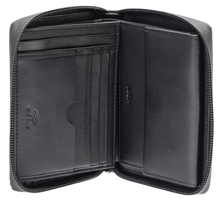 Geldbörse Manciano Argos 8ZLV Black, Farbe: schwarz, Marke: Joop!, EAN: 4048835224174, Abmessungen in cm: 10.5x13x2.5, Bild 4 von 5