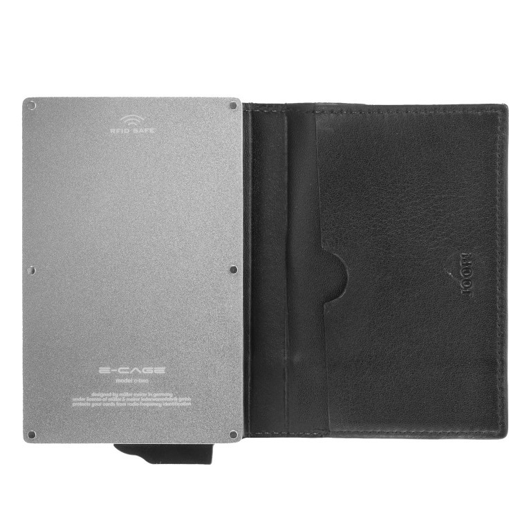 Mini-Geldbörse Manciano E-Cage C-Four mit RFID-Schutz Black, Farbe: schwarz, Marke: Joop!, EAN: 4048835228516, Abmessungen in cm: 7x10.5x2.5, Bild 5 von 7