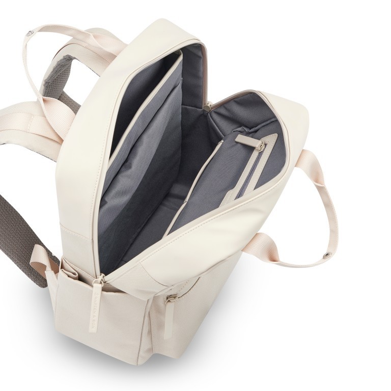 Rucksack Bergen Pro mit Laptopfach 15 Zoll Sandstone, Farbe: beige, Marke: Kapten & Son, EAN: 4251145244040, Abmessungen in cm: 28x39x11.5, Bild 8 von 11