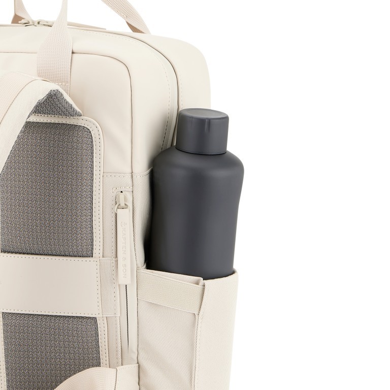 Rucksack Bergen Pro mit Laptopfach 15 Zoll Sandstone, Farbe: beige, Marke: Kapten & Son, EAN: 4251145244040, Abmessungen in cm: 28x39x11.5, Bild 10 von 11