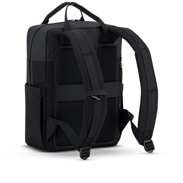 Rucksack Bergen Pro mit Laptopfach 15 Zoll Allblack, Farbe: schwarz, Marke: Kapten & Son, EAN: 4251145244033, Abmessungen in cm: 28x39x11.5, Bild 4 von 12