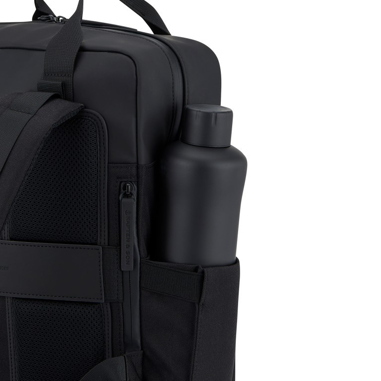 Rucksack Bergen Pro mit Laptopfach 15 Zoll Allblack, Farbe: schwarz, Marke: Kapten & Son, EAN: 4251145244033, Abmessungen in cm: 28x39x11.5, Bild 11 von 12