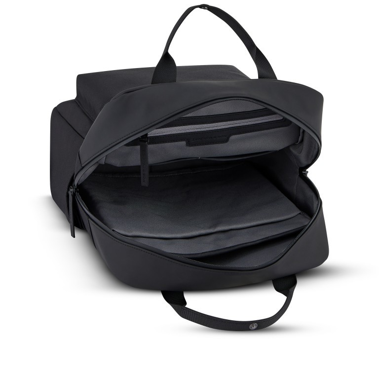 Rucksack Bergen Pro mit Laptopfach 15 Zoll Allblack, Farbe: schwarz, Marke: Kapten & Son, EAN: 4251145244033, Abmessungen in cm: 28x39x11.5, Bild 8 von 12