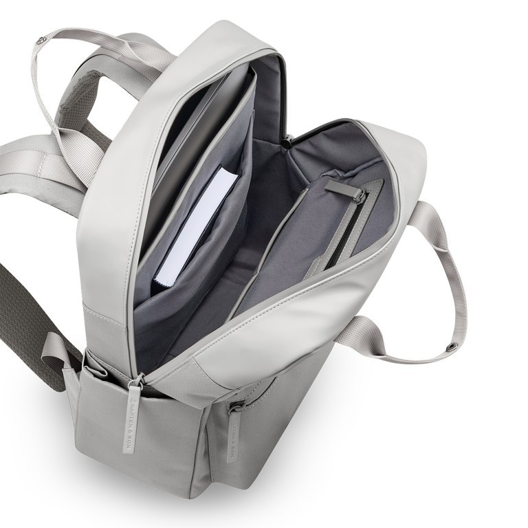 Rucksack Bergen Pro mit Laptopfach 15 Zoll Greige, Farbe: grau, Marke: Kapten & Son, EAN: 4251145251208, Abmessungen in cm: 28x39x11.5, Bild 9 von 11