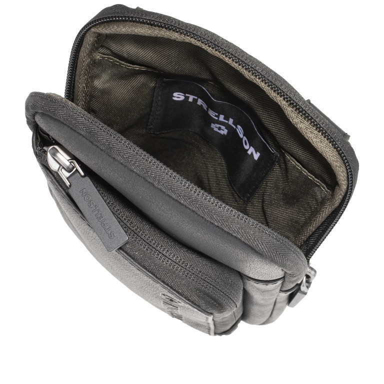 Umhängetasche Clapton Brian XSVZ1 Black, Farbe: schwarz, Marke: Strellson, EAN: 4048835220220, Abmessungen in cm: 14x19x5.5, Bild 6 von 7