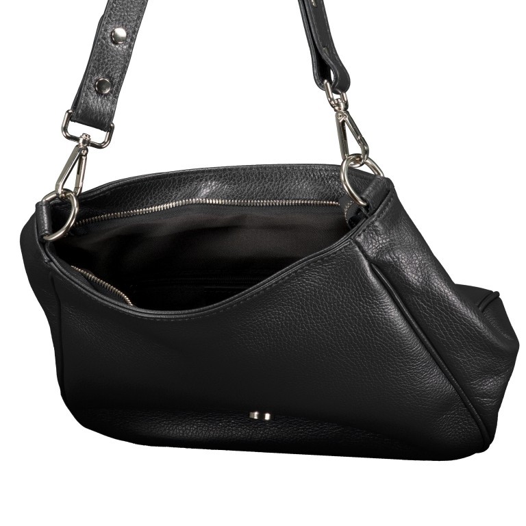 Satteltasche Schwarz, Farbe: schwarz, Marke: Hausfelder Manufaktur, EAN: 4065646022140, Abmessungen in cm: 30x22x10.5, Bild 7 von 7