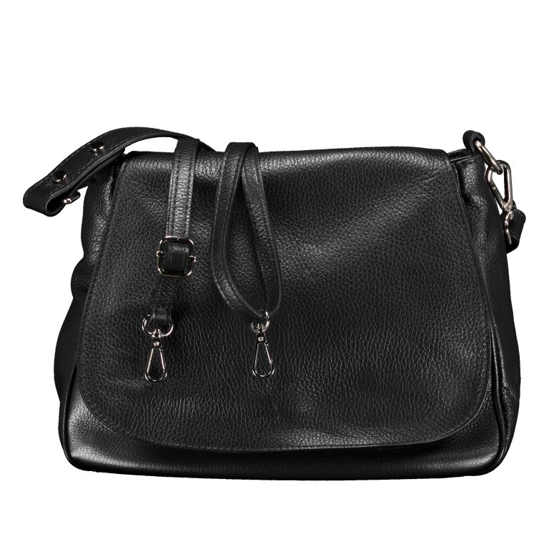 Satteltasche Schwarz, Farbe: schwarz, Marke: Hausfelder Manufaktur, EAN: 4065646022140, Abmessungen in cm: 30x22x10.5, Bild 1 von 7