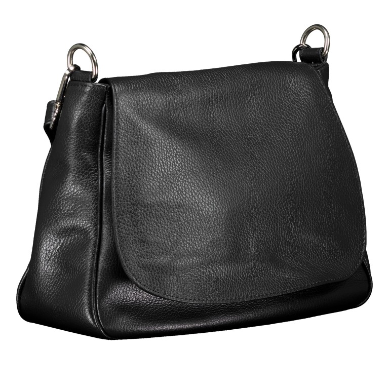 Satteltasche Schwarz, Farbe: schwarz, Marke: Hausfelder Manufaktur, EAN: 4065646022140, Abmessungen in cm: 30x22x10.5, Bild 2 von 7