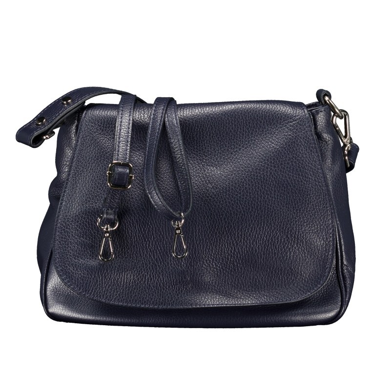 Satteltasche Dunkelblau, Farbe: blau/petrol, Marke: Hausfelder Manufaktur, EAN: 4065646022157, Abmessungen in cm: 30x22x10.5, Bild 1 von 7