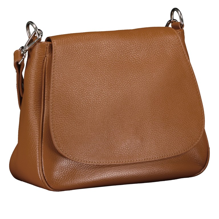Satteltasche Hellbraun, Farbe: braun, Marke: Hausfelder Manufaktur, EAN: 4065646022164, Abmessungen in cm: 30x22x10.5, Bild 2 von 7