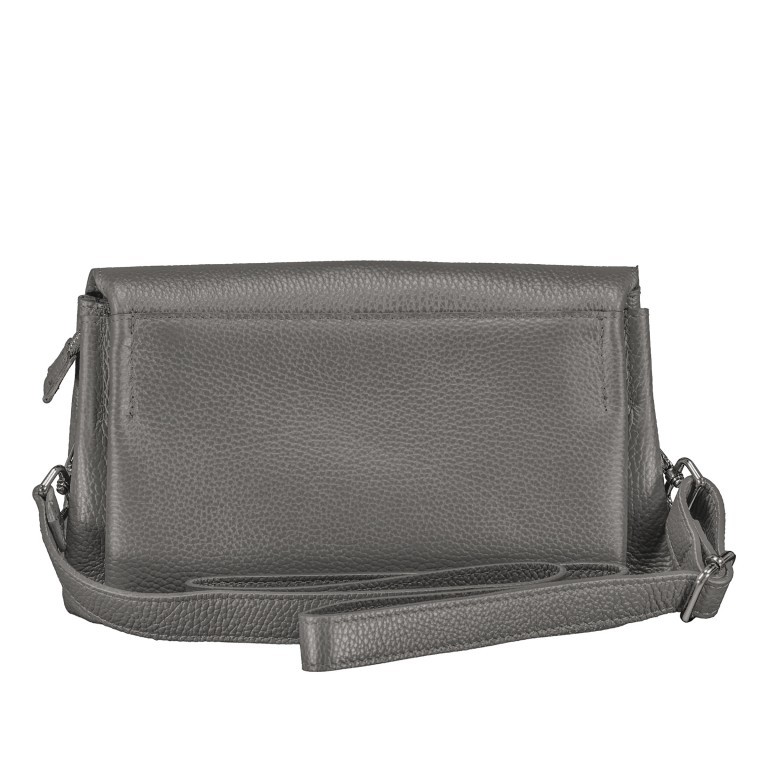 Umhängetasche Dunkelgrau, Farbe: grau, Marke: Hausfelder Manufaktur, EAN: 4065646022225, Abmessungen in cm: 27x16.5x10.5, Bild 3 von 8
