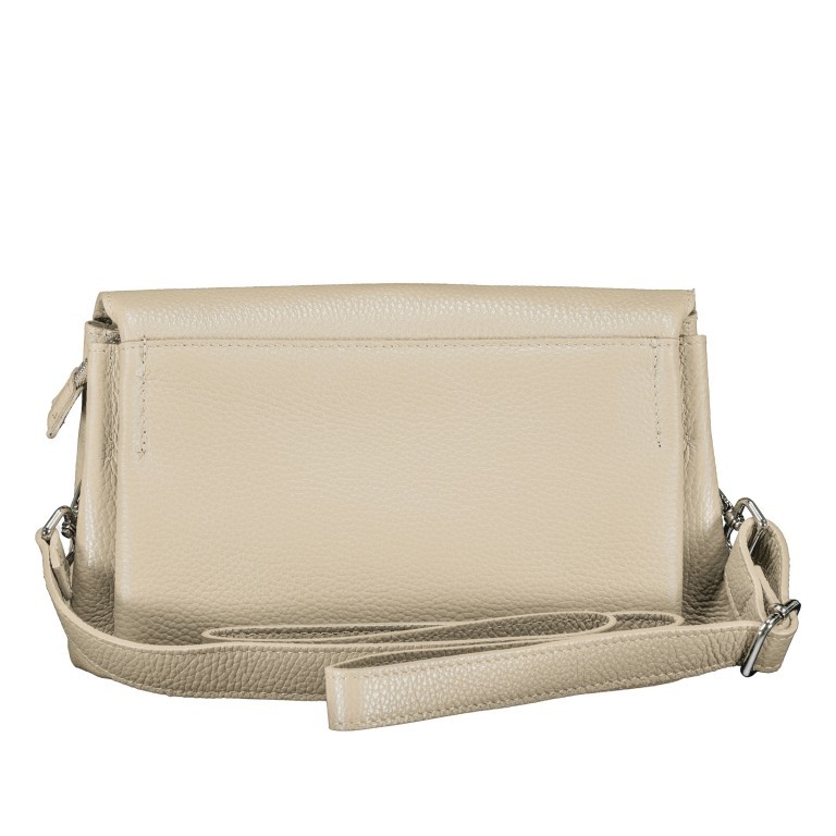 Umhängetasche Beige, Farbe: beige, Marke: Hausfelder Manufaktur, EAN: 4065646022232, Abmessungen in cm: 27x16.5x10.5, Bild 3 von 8