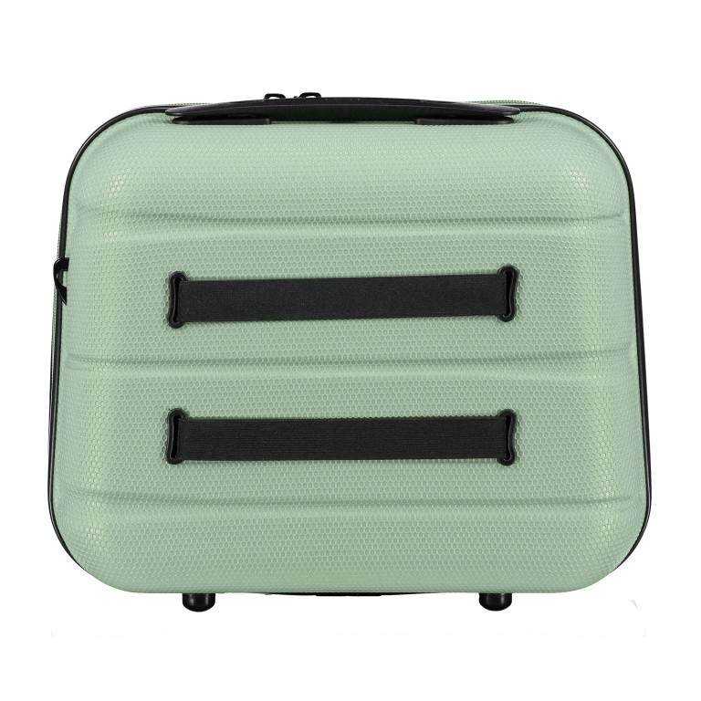 Kosmetikkoffer ABS13 Green, Farbe: grün/oliv, Marke: Franky, EAN: 4251885955589, Abmessungen in cm: 36x32x18, Bild 3 von 8