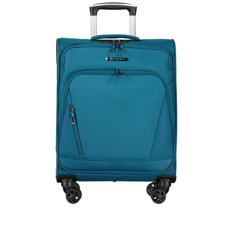 Koffer T24 Größe 55 cm Petrol, Farbe: blau/petrol, Marke: Franky, EAN: 4251885954971, Abmessungen in cm: 57.5x41x22.5, Bild 9 von 9