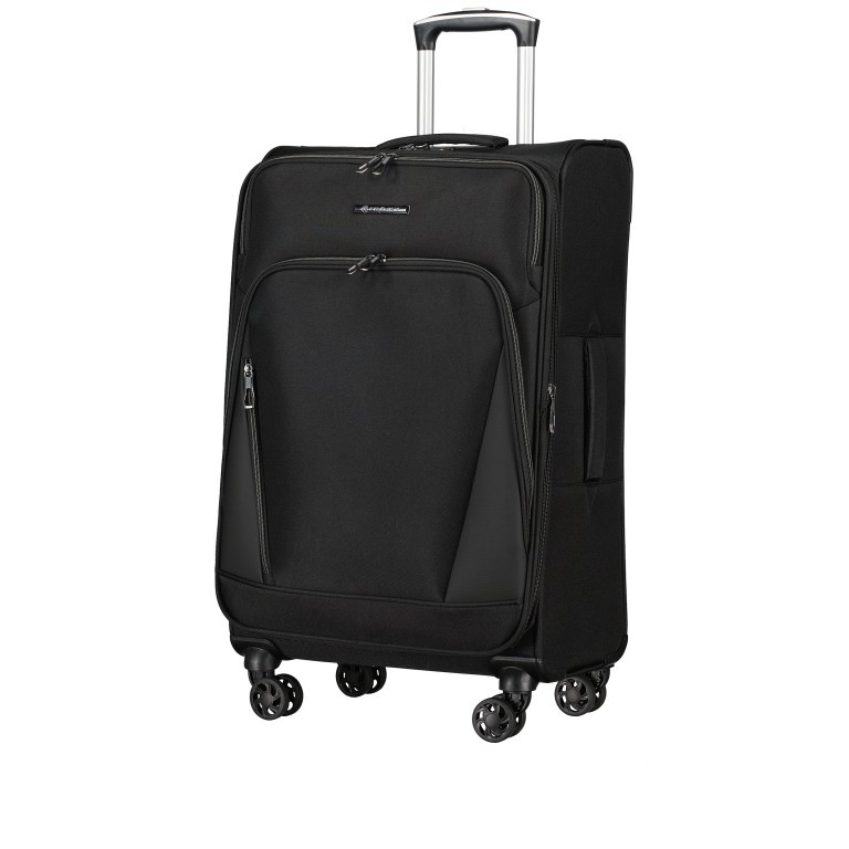 Koffer T24 Größe 69,5 cm Black, Farbe: schwarz, Marke: Franky, EAN: 4251885954926, Abmessungen in cm: 44x69.5x28.5, Bild 2 von 8