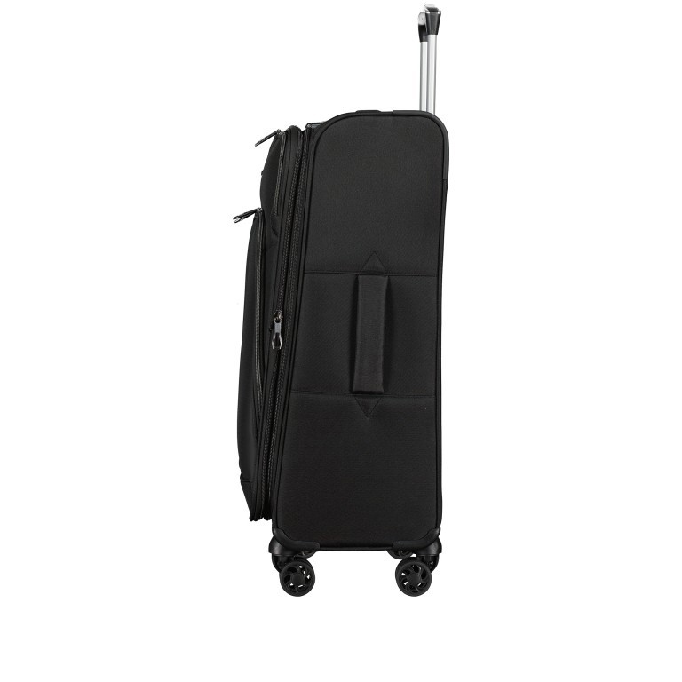Koffer T24 Größe 69,5 cm Black, Farbe: schwarz, Marke: Franky, EAN: 4251885954926, Abmessungen in cm: 44x69.5x28.5, Bild 3 von 8
