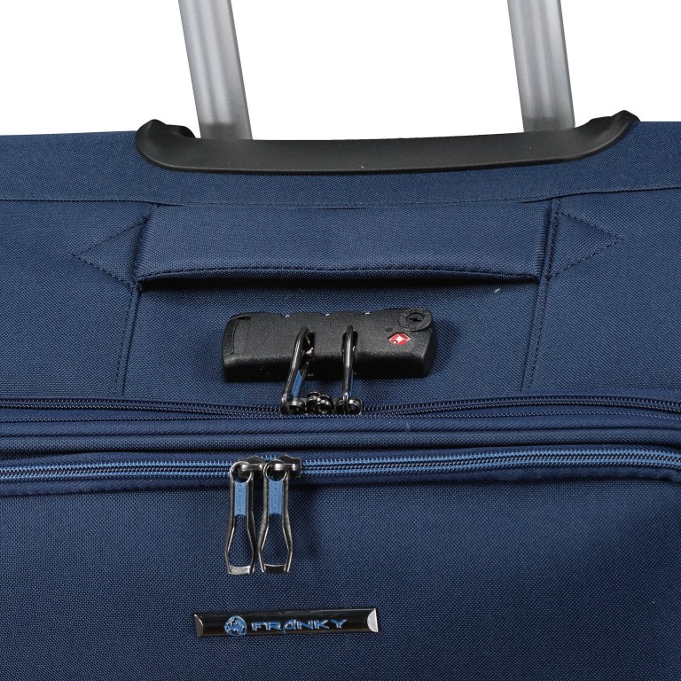 Koffer T24 Größe 69,5 cm Dark Blue, Farbe: blau/petrol, Marke: Franky, EAN: 4251885954957, Abmessungen in cm: 44x69.5x28.5, Bild 8 von 8