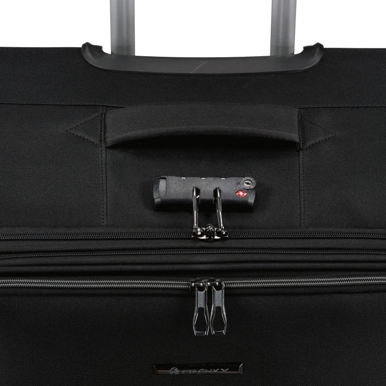 Koffer T24 Größe 80 cm Black, Farbe: schwarz, Marke: Franky, EAN: 4251885954919, Abmessungen in cm: 48x80x33, Bild 8 von 8