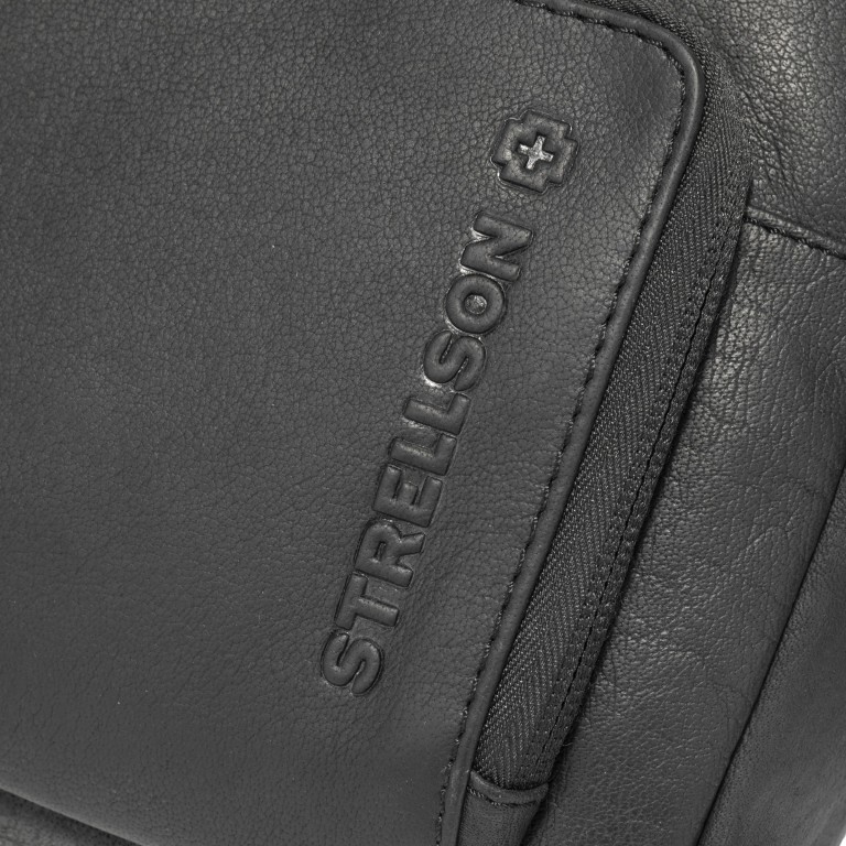 Umhängetasche Clapton Chade SHZ Black, Farbe: schwarz, Marke: Strellson, EAN: 4048835220190, Abmessungen in cm: 24.5x20x7, Bild 7 von 7