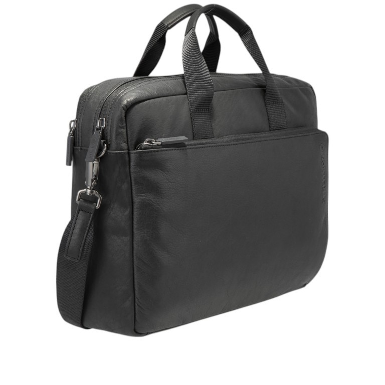 Aktentasche Clapton Charles MHZ Black, Farbe: schwarz, Marke: Strellson, EAN: 4048835210146, Abmessungen in cm: 39x29x14, Bild 2 von 8