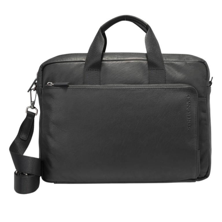 Aktentasche Clapton Charles MHZ Black, Farbe: schwarz, Marke: Strellson, EAN: 4048835210146, Abmessungen in cm: 39x29x14, Bild 1 von 8