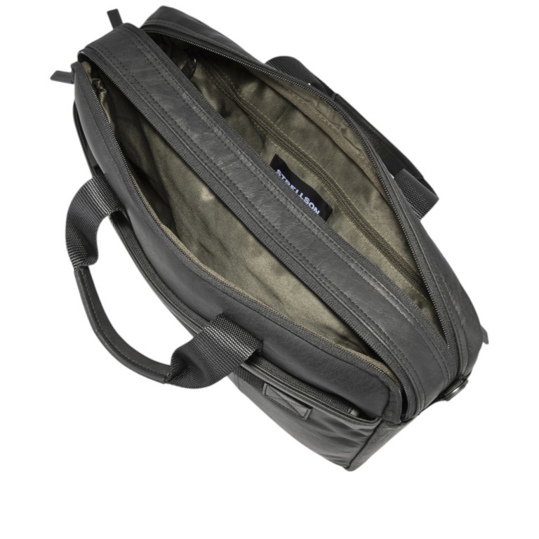 Aktentasche Clapton Charles MHZ Black, Farbe: schwarz, Marke: Strellson, EAN: 4048835210146, Abmessungen in cm: 39x29x14, Bild 7 von 8