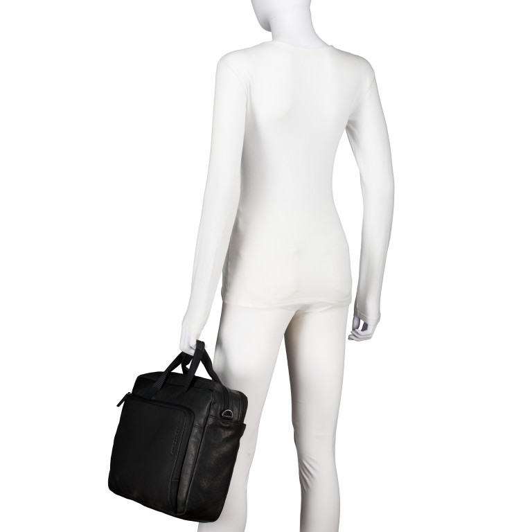 Aktentasche Clapton Charles MHZ Black, Farbe: schwarz, Marke: Strellson, EAN: 4048835210146, Abmessungen in cm: 39x29x14, Bild 4 von 8