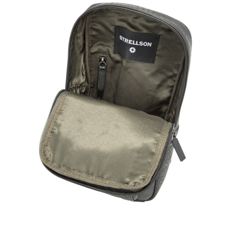 Umhängetasche Clapton Chris MVZ Black, Farbe: schwarz, Marke: Strellson, EAN: 4048835210139, Abmessungen in cm: 17x31.5x6.5, Bild 5 von 6