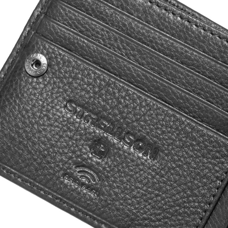 Geldbörse Dalston Myles MH8 Black, Farbe: schwarz, Marke: Strellson, EAN: 4048835211242, Abmessungen in cm: 11.7x9.5x2.5, Bild 5 von 5