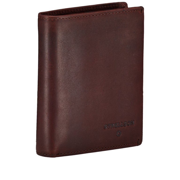 Geldbörse Stratford 2.0 Jorge LV8 Dark Brown, Farbe: braun, Marke: Strellson, EAN: 4048835173120, Abmessungen in cm: 10x12.2x2.5, Bild 2 von 5