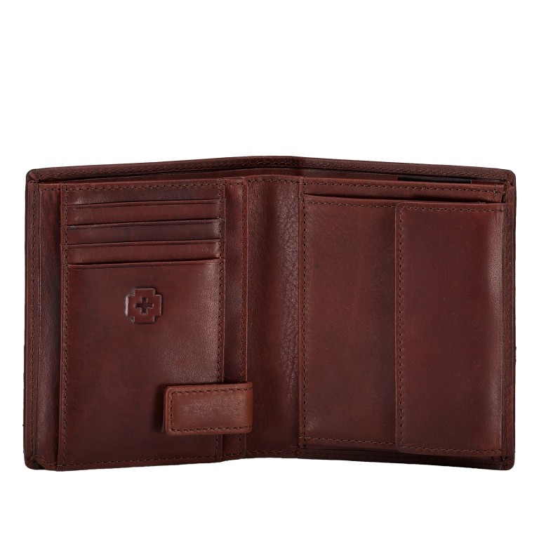 Geldbörse Stratford 2.0 Jorge LV8 Dark Brown, Farbe: braun, Marke: Strellson, EAN: 4048835173120, Abmessungen in cm: 10x12.2x2.5, Bild 4 von 5