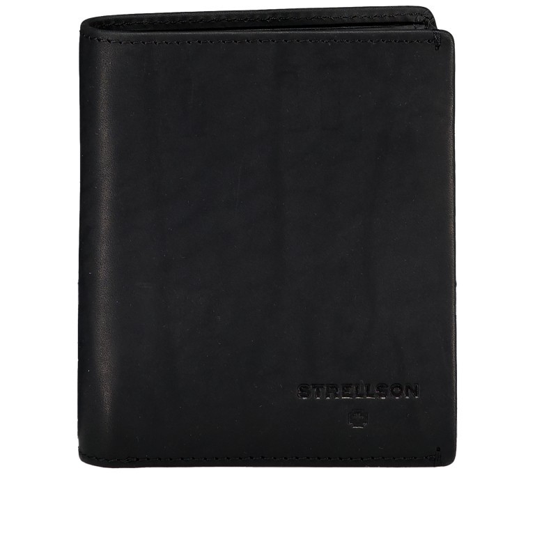 Geldbörse Stratford 2.0 Jorge LV8 Black, Farbe: schwarz, Marke: Strellson, EAN: 4048835173137, Abmessungen in cm: 10x12.2x2.5, Bild 1 von 5