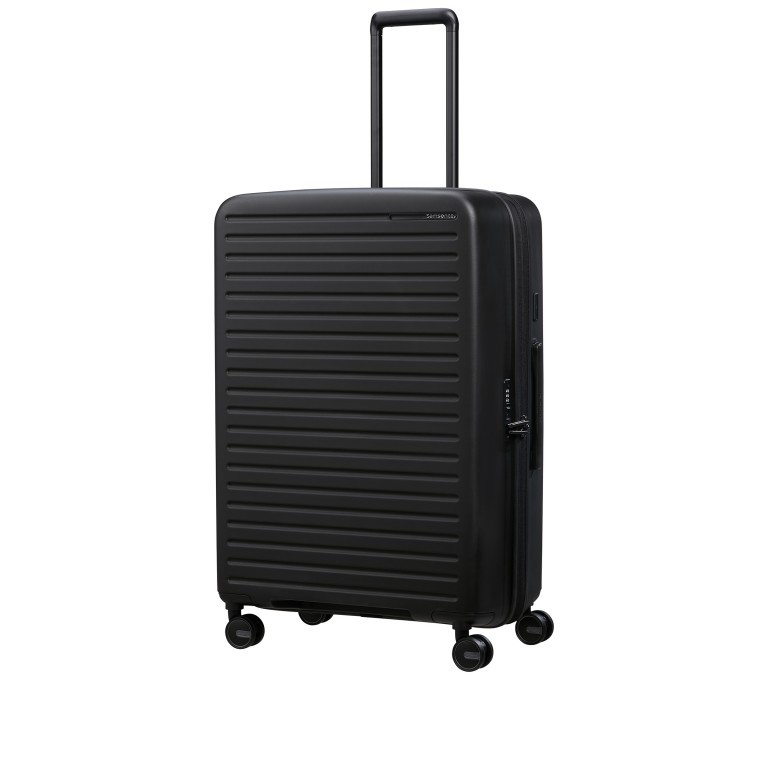 Koffer Restackd Spinner Größe 75 Black, Farbe: schwarz, Marke: Samsonite, EAN: 5400520262974, Abmessungen in cm: 51x79x29, Bild 3 von 19