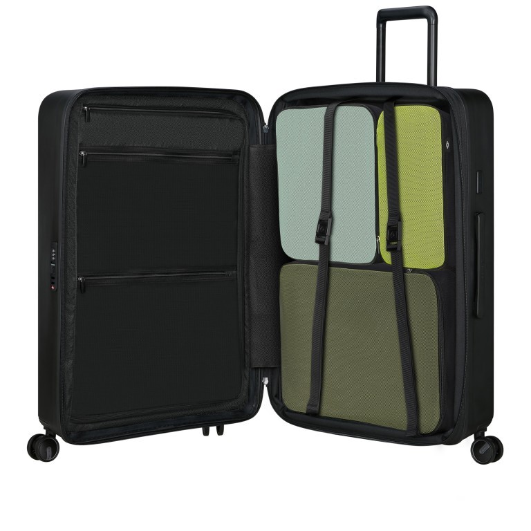 Koffer Restackd Spinner Größe 75 Black, Farbe: schwarz, Marke: Samsonite, EAN: 5400520262974, Abmessungen in cm: 51x79x29, Bild 10 von 19
