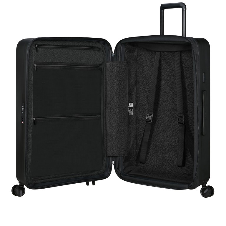 Koffer Restackd Spinner Größe 75 Black, Farbe: schwarz, Marke: Samsonite, EAN: 5400520262974, Abmessungen in cm: 51x79x29, Bild 8 von 19