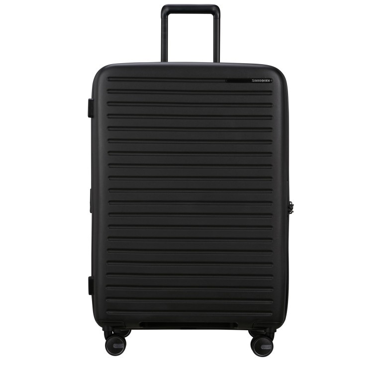 Koffer Restackd Spinner Größe 75 Black, Farbe: schwarz, Marke: Samsonite, EAN: 5400520262974, Abmessungen in cm: 51x79x29, Bild 1 von 19